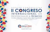 II Congreso Internacional de Profesionales y Técnicos Barcelona 27/28/29 junio 2014