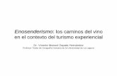 Enosenderismo: Los caminos del vino en el contexto del turismo experiencial. Vicente Zapata