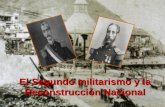 El Segundo Militarismo Y La ReconstruccióN Nacional   Historia Del Perú