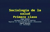 Primera clase - Sociología de la salud