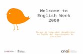 Presentación Englishweek 2009