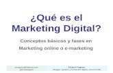 ¿Què es el Marketing digital? Etapas y conceptos