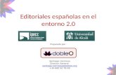 DobleO Marketing Online - Editoriales Españolas en el Entorno 2.0