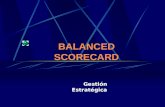 Balanced Scorecard y la Gestión Estratégica