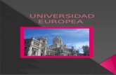 La universidad europea trabajo