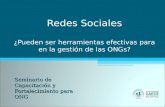 Ong redes sociales