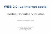 Curso de Verano 2009 UCJC - Redes Sociales Virtuales