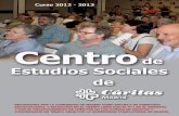 Cátalogo del cursos del Centro de Estudios Sociales de Cáritas Madrid.- Curso 2012-2013