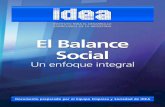 El balance social, IDEA, 2001