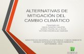 Alternativas de Mitigación del Cambio Climatico - Sequia