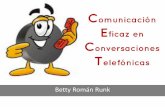 Comunicación eficaz en conversaciones telefónicas