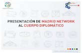 Presentación de Madrid Network al cuerpo diplomático (versión larga)
