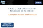 Tabs y uso de fotos en fanpages dominicanos de otras marcas en Facebook