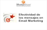 Webinar: Efectividad de los mensajes en Email Marketing