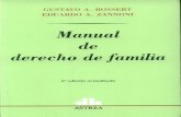 Manual de Derecho de Familia - Gustavo Bossert y Eduardo Zannoni