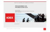 Programes de promoció ICEX