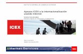 Servicios ICEX de apoyo a las empresas en Internet