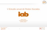 V Estudio anual de Redes Sociales IAB 2014