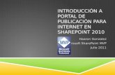 Introducción a Portal de Publicación para Internet en SharePoint 2010