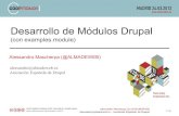 Desarrollo de módulos para Drupal