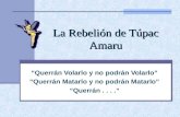 Rebelión de Túpac Amaru II