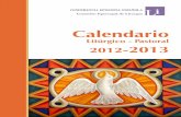 Calendario Liturgico 2013