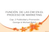 Función  de las CMI en el proceso de Marketing  Cap 2