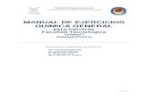 Manual de Ejercicios Química General - Unidad I Estequiometría