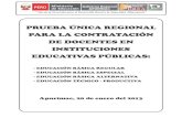 Prueba Unica Regional Contrato 2013 - Apurimac