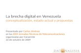Brecha Digital en Venezuela