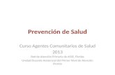 Taller Agentes Comunitarios de Salud Prevención