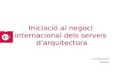 110705 Iniciació Negoci Internacional _Marc Prat _Cambra de Comerç