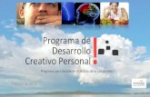 Presentación INNOVAD desarrollo creativo personal  v2013