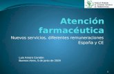 Atencion Farmaceutica. Por Dr. Luis Alberto Amaro Cendón