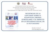 Inicidencias de la LOPCYMAT Sobre el Acontecer Laboral  Venezolano y su impacto en la Actualidad 13-01-2014
