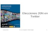 Elecciones 20N en twitter