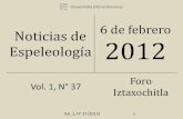 Noticias de espeleología 20120206