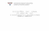 DISEÑO DE UNA PLANTA PARA LA PRODUCCION DE ISOPROPILBENCENO1 (trabajo completo) (1)