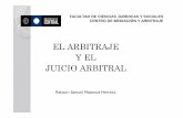4.- El Arbitraje y El Juicio Arbitral