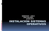 Instalacion sistemas operativos