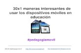 30x n maneras interesantes de #pedagogiamovil1