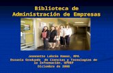 Perfil de la Biblioteca de Administración de Empresas UPRRP