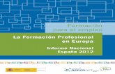 La Formación Profesional en Europa. Informe Nacional España 2012 (SEPE)