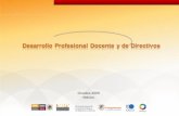 Desarrollo profesional docente y de directivos