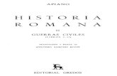083 - Apiano de Alejandria - Historia Romana II - Guerras Civiles. Libros I-II