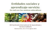 Entidades sociales y aprendizaje servicio