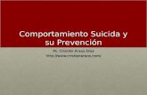 EL SUICIDIO Y SU PREVENCION - PSICOLOGO FORENSE - PS. CRISTIAN ARAOS DIAZ