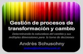 Gestión de procesos de transformación y cambio