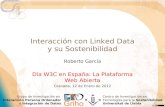 Interacción con Linked Data y su Sostenibilidad