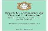 Revista Peruana de Derecho Notarial